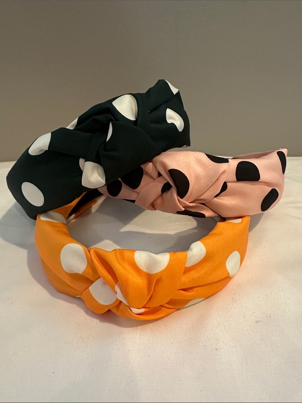 Polka Dot Knotted Headband – Multiple Colors Available NWOT